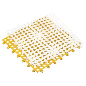 Unique Bargains Interlocking Cushion Non-Slip Drain Floor Tiles Mat for Yard Balcony Bathroom Pool - 1 of 4