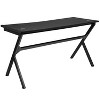 BlackArc Midnight Dawn Gaming Desk Black: Detachable Cupholder, Headphone Hook, No-Tool Assembly - 4 of 4