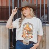 Simply Sage Market Women's Roam Free Distressed Short Sleeve Garment Dyed Tee - 2 of 4