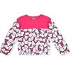 Hello Kitty Little Girls' 2-Piece Fleece Crew Neck Sweatshirt and Jogger Set - 2 of 4