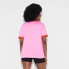 Pride Adult Sporty Ringer Patchwork T-Shirt - Pink - 2 of 3