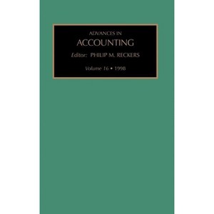 Advances in Accounting - by  Philip M J Reckers (Hardcover) - 1 of 1