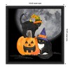 Amanti Art Fright Night Friends I-Black Cat by Tara Reed Canvas Wall Art Print Framed 16 x 16-in. - 4 of 4