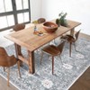 Vintage Washable Rugs, Low Pile Floral Bedroom Rugs for Living Room, Soft Low Pile Non-Slip Throw Rug for Dining Room Office - 2 of 4