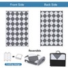 Outdoor Rug for Patio Reversible, Plastic Straw Rug Waterproof Camping Rug Portable - 2 of 4