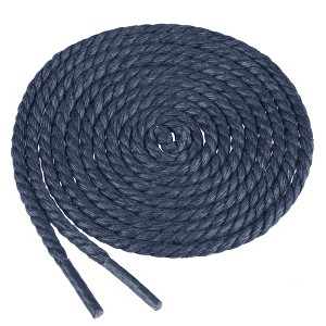 INSPIRE CHIC Waxed Round Braided Waterproof Shoelaces 1 Pair - 1 of 4