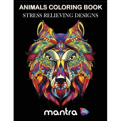 Animals Coloring Book - by  Mantra (Paperback)