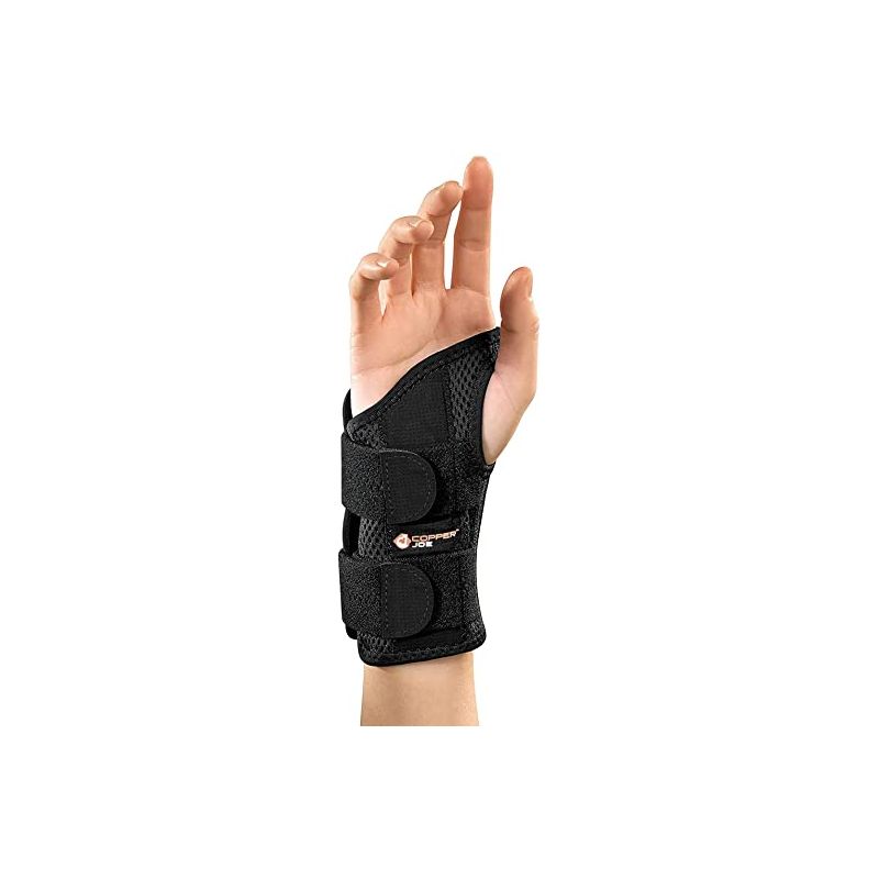 Copper Joe Ultimate Copper Infused Wrist Brace for Carpal Tunnel Tendonitis Arthritis Day and Night Wrist Support Brace Men & Women Left or Right Hand, 5 of 6
