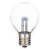 Novelty Lights Glass G30 Globe Hanging LED String Light Replacement Bulbs E12 Candelabra Base - 2 of 4