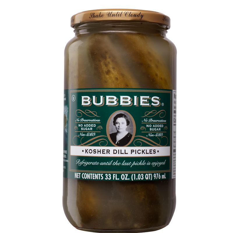 Bubbies Kosher Dill Pickles - 33 fl oz, 1 of 14