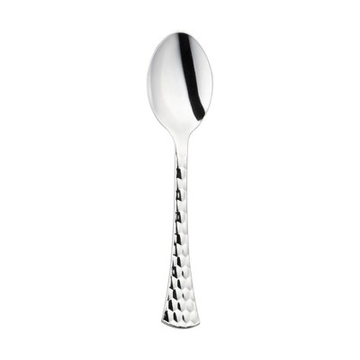 Smarty Had A Party Shiny Silver Glamour Cutlery Plastic Spoons - 600 pcs