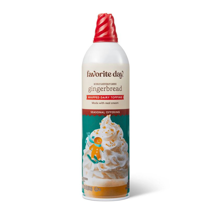 Gingerbread Whipped Dairy Topping - 13oz - Favorite Day&#8482;, 1 of 11