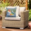 Liora Manne Frontporch Coastal Indoor/Outdoor Pillow.. - 3 of 4