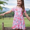 Gerber Toddler Girls' Short Sleeve Twirl Dress - 4 of 4