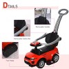 2 In 1  Push Car Stroller Sliding Car with Horn Music Light Function Secure Bar Ride on Toy for Boy Girl 1-3 Years Old-3irtyhousy - 3 of 4