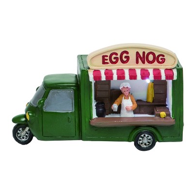 Transpac Resin 7 in. Multicolor Christmas Light Up Winter Food Truck