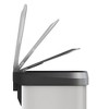 21 Gallon / 80 Liter Metal Trash Can with Lid, Large Garbage Can for Kitchen, Rustproof Step-on Kitchen Metal Trash Bin with Liner Rim - 4 of 4