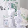 NotArt Nordic Modern White Female David Resin Sculpture - Elegant Art Ornament for Living Room, - 4 of 4