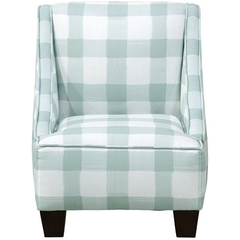 Hannah Kids Chair Buffalo Square Mint Cloth Co