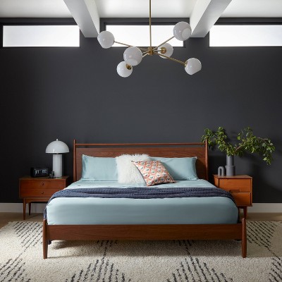 Ether Blue King Cotton Luxury Sheet Set