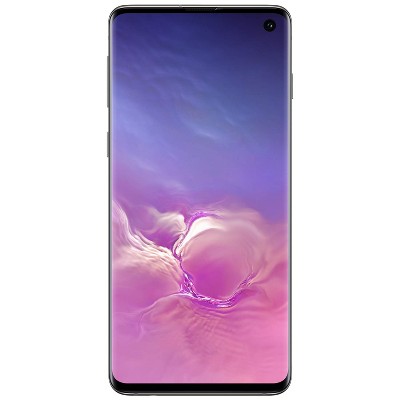 Samsung Galaxy S10 128GB ROM 8GB RAM G973 GSM Unlocked Smartphone -  Manufacturer Refurbished - Black