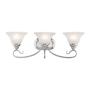 Livex Lighting Coronado 3 - Light Vanity in  Polished Chrome - 1 of 1