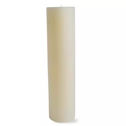 tagltd Chapel 3x12 Pillar Candle Unscented Drip-free Long Burning Hours for Home Decor Wedding Parties
