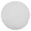 Saro Lifestyle Cookies For Santa Pillow - Poly Filled, 17" Round, Red/White - 2 of 2