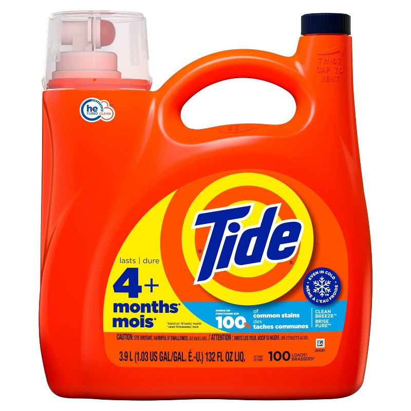 Tide Clean Breeze High Efficiency Liquid Laundry Detergent, 1 of 8