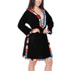 LA LEELA Women's Summer Bathing Suit Cover Ups Mini Holiday Beachwear Mini Swim Suit Loose Beach Dress Boho Dress X-Large-XX-Large Black, Solid - 2 of 4
