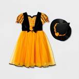 Toddler Adaptive Witch Halloween Costume Dress with Hat - Hyde & EEK! Boutique™