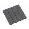 Syemin Carpet Tiles Patio Floor Tiles Composite Patio Deck Tiles DIY Interlocking Decking Tiles for Balcony Porch, Dark Gray, 14.6"*14.6"*20.5" - 3 of 4