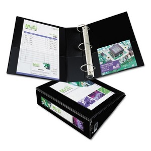 Avery Framed View Heavy-Duty Binder w/Locking 1-Touch EZD Rings 3" Cap Black 68037 - 1 of 4