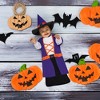 Purple & Orange Witch Costume Baby Bunting Newborn - 2 of 4