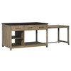 YOOCOZZ MDF Extendable and Multi-Functional Kitchen Island on Wheels with Storage and Built-In Power Outlets - 4 of 4