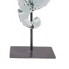 Beachcombers Glass Seahorse On Metal Stand Figurine - 3 of 3