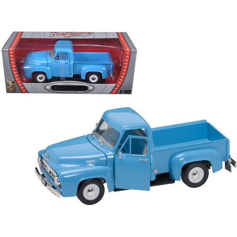 1953 Ford F-100 Pickup Truck Light Blue 1/18 Diecast Model Car by Road  Signature