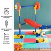 Toy Time Kids' Weight Bench Workout Equipment Set For Beginner Exercise,  Weightlifting, And Power Lifting With Leg Press And Barbell : Target