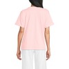 Lands' End Women's Oversized Supima Short Sleeve Crew Neck T-Shirt - 2 of 3