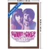Trends International Sonny and Cher - Westbury Music Fair Framed Wall Poster Prints - 3 of 4