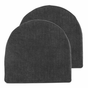 U-Shape High Density Memory Foam Chair Pads with Ties by Sweet Home Collection® - 1 of 4
