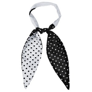 INSPIRE CHIC Women's Chic Polka Dot Skinny Bag Accessory Neckerchief Scarves Hair Band Ribbon - 1 of 4