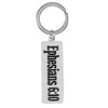 Dicksons Man of God Green Plaid 2 inch Pewter Keychain Ring Accessory - 2 of 2