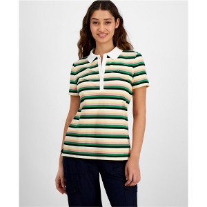 Tommy Hilfiger Womens Stitched Logo Polo Shirt - 1 of 1