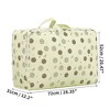 Unique Bargains Storage Bag with Zip for Clothes Bedding Blanket Clothes Storage Beige - 2 of 4