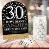 Big Dot of Happiness Adult 30th Birthday - Gold - How Many Candies Birthday Party Game - 1 Stand and 40 Cards - Candy Guessing Game - 2 of 4