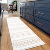 Washable Indoor Farmhouse Large Area Rug for Living Room Bedroom, Non Slip Geometric Print Carpet for Home Office - 3 of 4