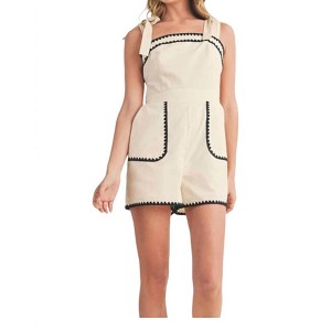 Women's RIC-RAC DETAILED ROMPER - &merci - 1 of 3