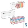 iDesign Stackable Hinged-Lid Storage Box - Clear - 2 of 4