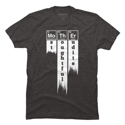 Men's Design By Humans Mother Most Thoughtful Erudite Periodic Table By Yernar T-Shirt
